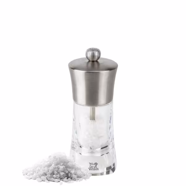 (6 adet) PEUGEOT | OUESSANT - Tuz değirmeni - Akrilik/paslanmaz çelik - Yükseklik: 140mm