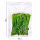(400 pièces) Sachets sous vide – lisses – 400 × 600 mm