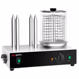 Commercial Hot Dog Steamer - 1.1kW - with 4 Toasting Rods