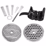 Commercial Electric Meat Mincer Size 12 - 200-240kg/h - 550 W - Mincing Plate 4.5mm + 10mm - with Cooling System