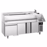 Cocktail Bar Station - 1600mm - 235 liter - 2 deuren, 1 lade & 230V stopcontact