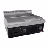Elektrische bakplaat - 13,8kW - 1/2 glad 1/2 geribbeld - Bakoppervlak: 795x535mm