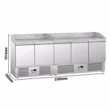 Pizzakühltische ECO - 2300x700mm - 5 Türen