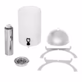 Milk Dispenser - White - incl. drip tray