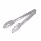 (12 bucăți) CAMBRO | LUGANO® - Clește cu margini curbate - 230 mm - Transparent