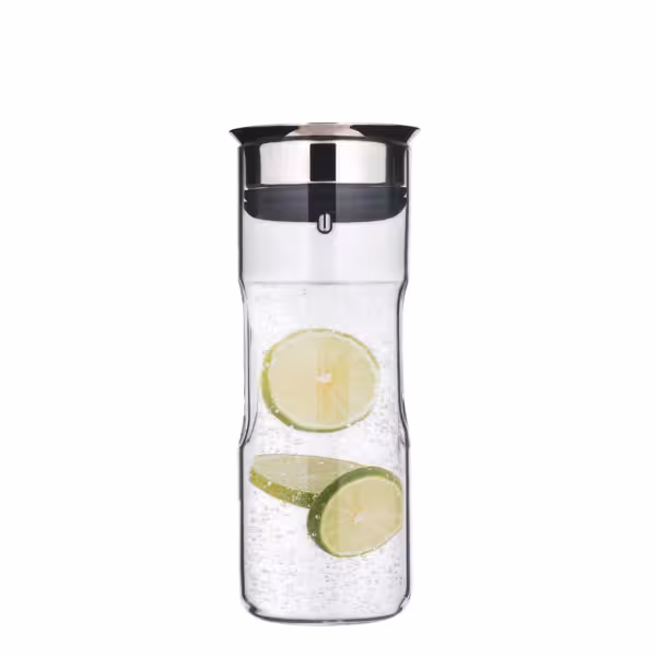 WMF | Motion Glass Water Carafe – 800 ml - CloseUp auto-seal lid with strainer - Dishwasher safe