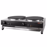 Zubereitungstisch - 1210mm - 4 Schubladen - für 9x 1/6 GN-Behälte - inkl. Crêpes-Gerät mit 2 Platten