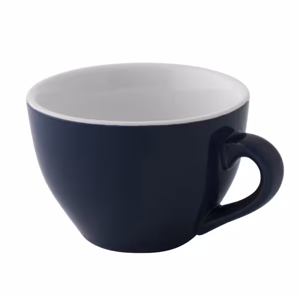 (6 stuks) COLORS - Cappuccinokop - 180ml - Blauw
