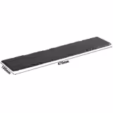 (6 قطع) لوح أردواز طبيعي - أردواز - مستطيل - 470x100mm - الارتفاع: 10mm - أسود