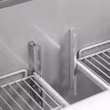 Kühltisch PREMIUM - 1370x700mm - 3 Türen - Aufkantung