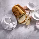 (6 pcs) WHITE DELIGHT | Plate - flat - Porcelain - Ø210mm - White
