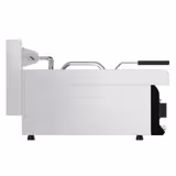 Električna friteza - 10 L - 13,2 kW - crna - s odvodnom slavinom - stolna