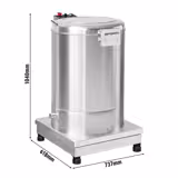 Slacentrifuge - 70l - 140kg/u - 230V - 550W - 1400tpm - RVS - grijs