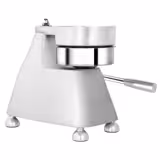 Commercial Manual Burger Press - 3 Sizes Ø 100/130/150 mm - Countertop - Aluminium die‑cast body; includes 400 patty papers