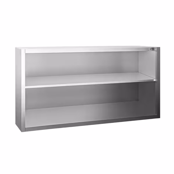کابینت دیواری پریمیوم استیل - 1600*400 میلیمتر - بدون درب کشویی - 800 میلیمتر ارتفاع