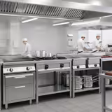 Gas Hob - 17kW - 2 burners - with open base shelf - with drip tray