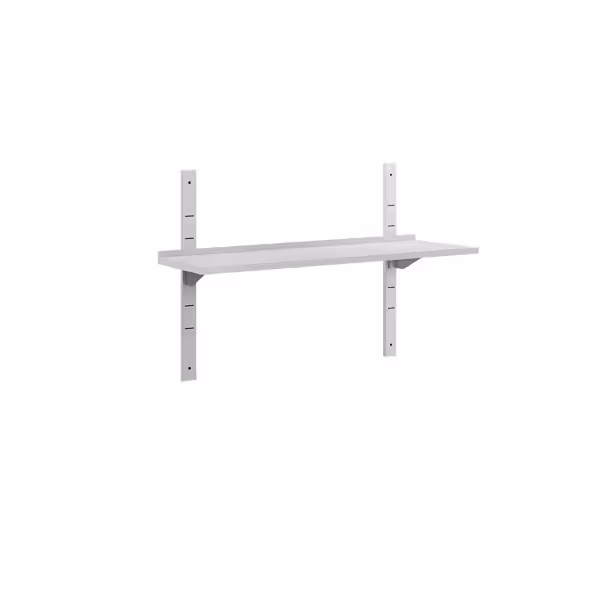 Étagère murale ECO en inox - 1400 × 300 mm - avec 1 étage