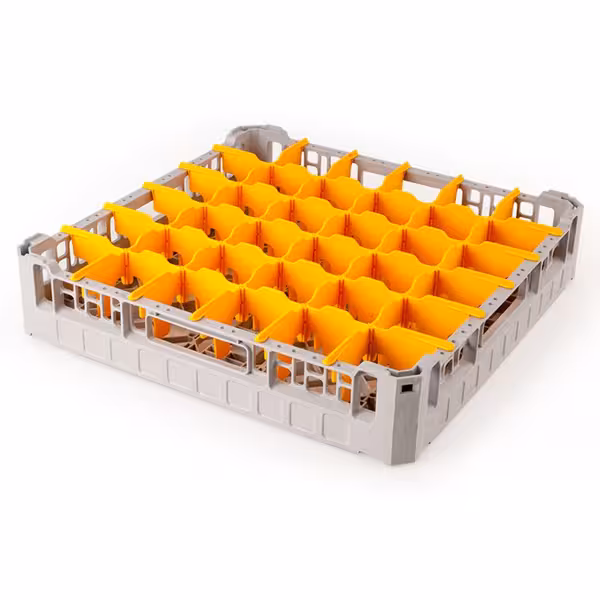 Glass Rack - 500x500mm - 36 Compartments