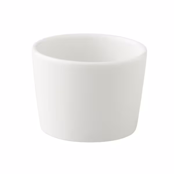 (12 stuks) Schaal - White Delight - Porselein - 80ml - rond - Ø60mm - stapelbaar - Wit