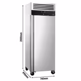Bäckerei-Kühlschrank Edelstahl PREMIUM - EN 600x800 - 600 Liter - mit 1 Tür