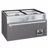 Market Tipi Derin Dondurucu - 1454x850mm - 402L - Sürgülü Cam Kapaklı - Gri