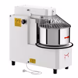 Ipari spirálkaros dagasztógép - 22 l / 18 kg - 1 sebességes - kivehető üst és felhajtható fej - időzítővel - 400 V