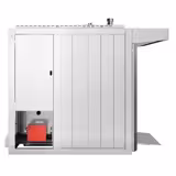 Rotativo Gás Forno convector de padaria Digital - Aço inoxidável - com gerador de vapor - sem Carro para bandejas