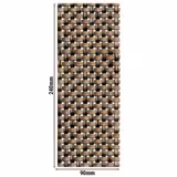 (6 piezas) Bolsas para servilletas y cubiertos - Juego de 6 - PVC - 240x90mm - Beige
