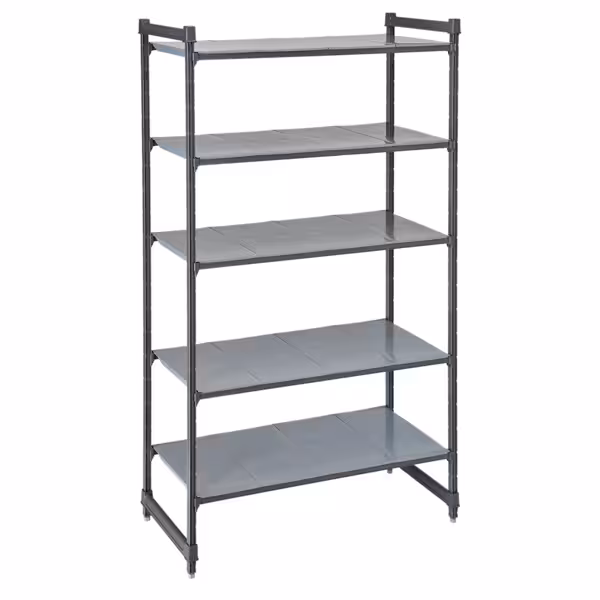 CAMBRO | Camshelving® - Basics Plus - رف أساسي - 765مم - مزوّد بـ 5 أرفف مغلقة