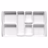 (6 bucăți) Tavă GN 1/2 - CASCADE - melamină - 3.65 litri - înălțime: 75mm