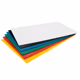 (6 stuks) Snijplank-set - 500x300mm - Dikte: 35mm - HACCP-conform - Polyethyleen - Multicolor - Vaatwasmachinebestendig