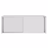 Armoire murale en acier inoxydable ECO - 2000x400mm - avec portes coulissantes - 650mm de haut