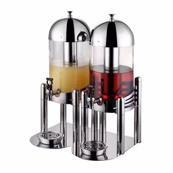 Sapdispenser - 2x6 liter - RVS