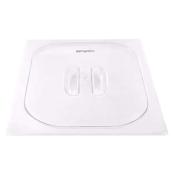 (12 stuks) polycarbonaat - GN-deksel GN 1/2 - hoogte: 26mm - 325x265mm - transparant