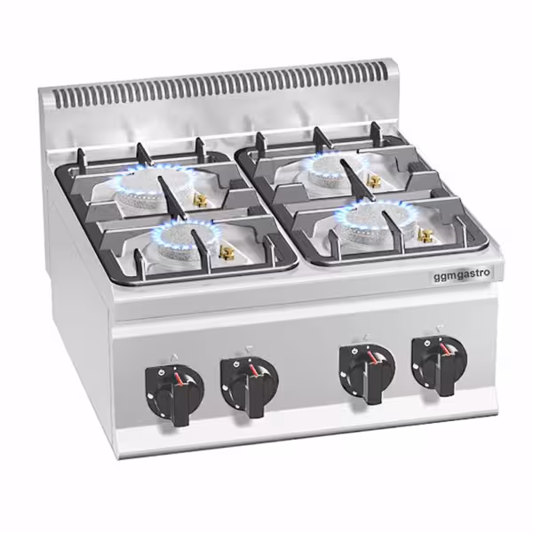 Εστία Αερίου - 19 kW - 4 καυστήρες