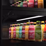 Commercial multideck display fridge - 1940mm - 893L - with 4 sliding glass doors & 4 shelves - Black