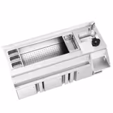 Stație cocktail refrigerată pentru bar - 1600 mm - 235 litri - 3 uși - priză 230 V