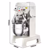 Planetmixer - 60 l - 3 kW - inkl. visp, flatblandare och degkrok - golvmodell