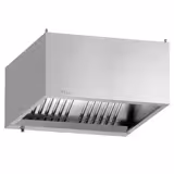 Commercial Wall-Mounted Extractor Hood  with Motor – 1000 mm – Controller, Filters & Light