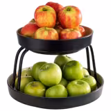 (6 szt.) Miska bufetowa kwadratowa - FRIDA - 2-elementowy zestaw - Melamina - eckig - 255x255x60mm - Czarny/Beżowy - z wkładką ociekową