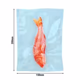 (1000 db) Vákuumzsák - Cook & Chill - sima - 150x200 mm - kék; 85 μm; -40 °C–121 °C; kamrás vákuumgépekhez