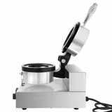 Piastra per Waffle professionale - Singola - Manuale - 1,3kW - Forma: UFO - piastre di cottura rivestite in Teflon