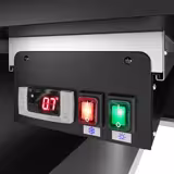 Rashladna vitrina - 1580x910 mm - 230 l - Boja Crna - Ventilirano hlađenje - Dvostruko ostakljenje - s 1 polica