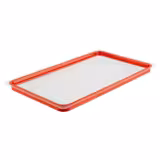 (6 pcs) Polycarbonate GN Lid GN 1/1 - airtight seal - clear - 530x325mm - Height: 10mm