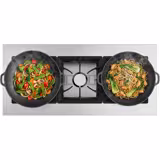 Commercial Gas Range – 25.5 kW – 3 Burners – Open Design with Undershelf & Drip Tray