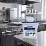 Cleaning Wipes Dispenser Set - 4x400wipes - Degreasing - Streak-free - Low-lint - Refillable dispensers with resealable lid - Pleasantly scented