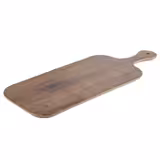 (6 pcs) Serving Tray - OAK - Melamine - 530x200mm - Height: 15mm - Brown