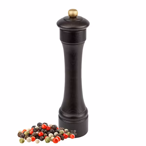 (6 stuks) PEUGEOT | HOSTELLERIE - Pepermolen - Hout - Chocolade - Hoogte: 220mm
