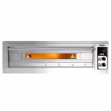 (2 шт.) Електрична піч для піци - 6+6х33 см - Manual (механічне управління)