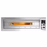 (2 pz) Forno elettrico per pizza - Platea in mattoni refrattari - 1420x1030mm - 6+6 pizze Ø33cm - fino a 400°C - Meccanico